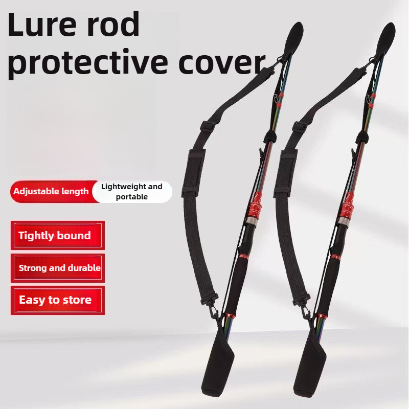 Ice Fishing Tip Up - Adjustable Fishing Rod Storage Bag Portable