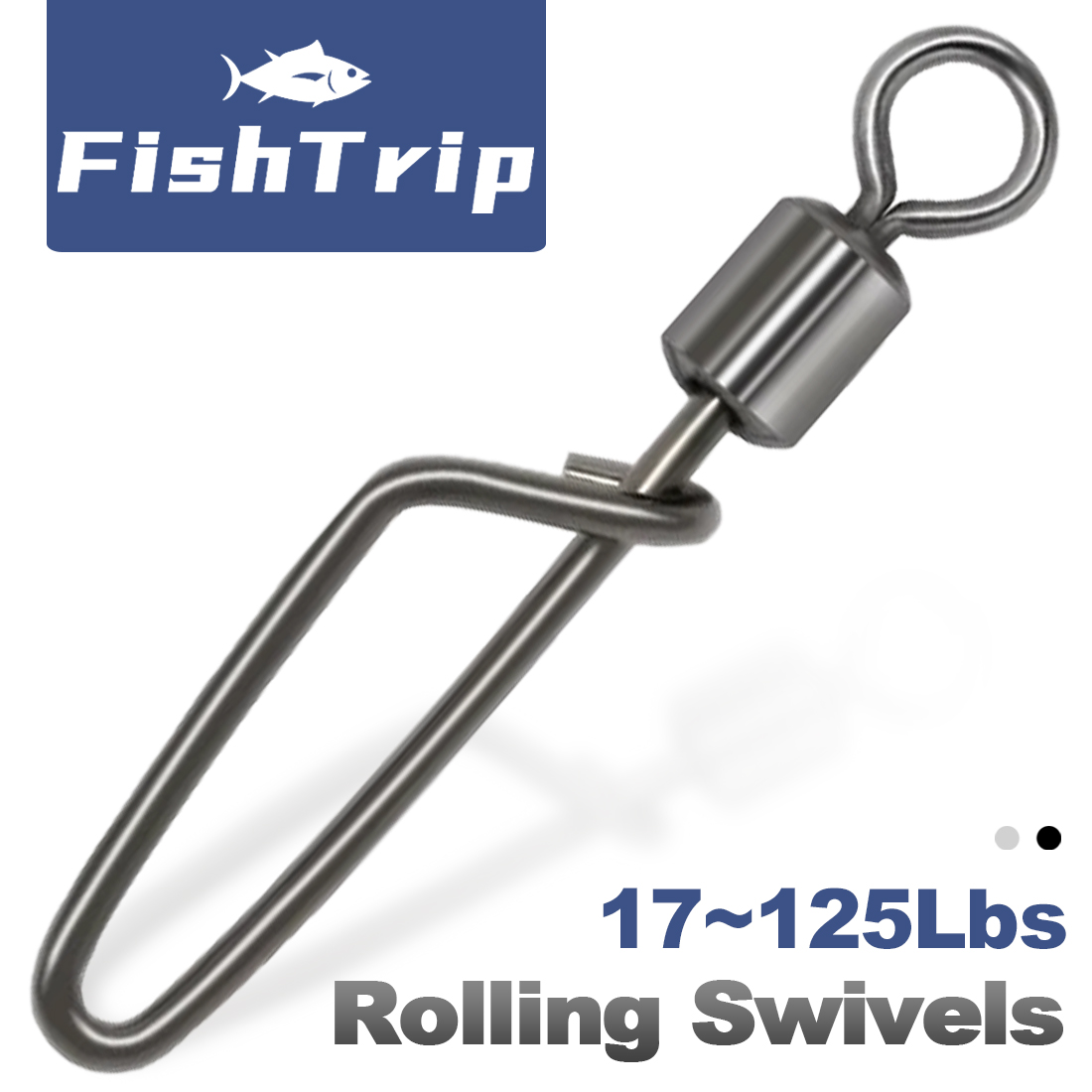 FishTrip 50Pcs Rolling Swivel  - Ice Fishing Tip Up review and price