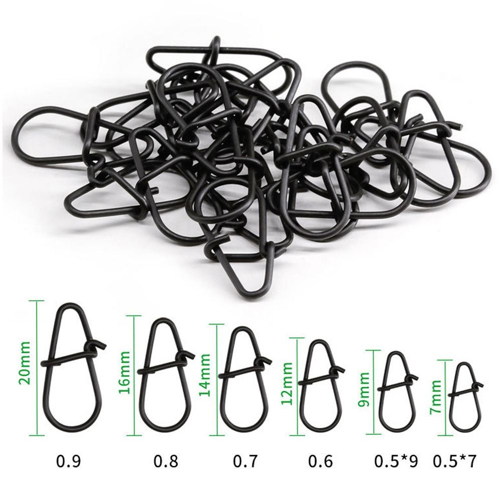 100Pcs/lot Matte black Snap Fi - Fishing Equipment Cheap review and price