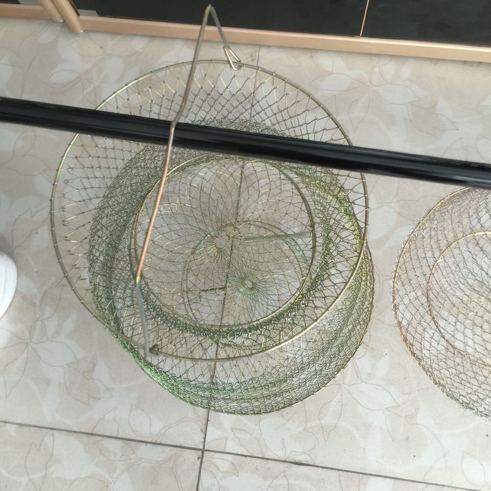 Metal Fishing Basket Foldable  - Fishing Equipment Essentials review and price