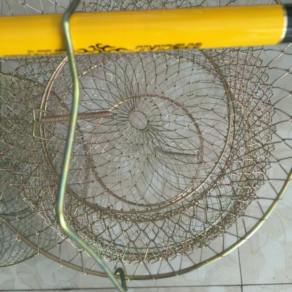 Metal Fishing Basket Foldable  - Fishing Equipment Essentials review and price