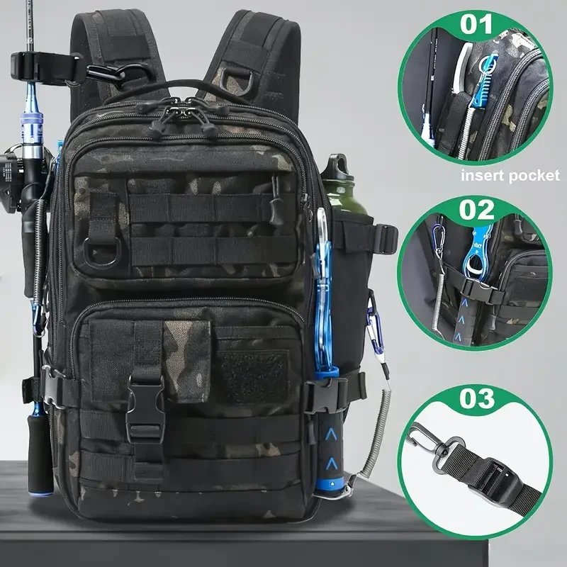 1000D Nylon Waterproof Fishing - Fishing Equipment Bag review and price