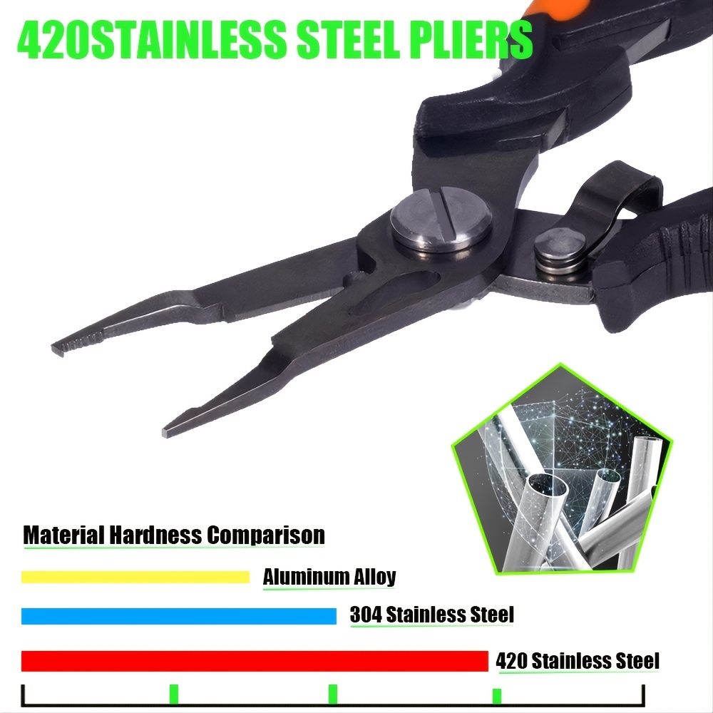 1Pcs Durable Stainless Steel F - Fishing Equipment Price review and price