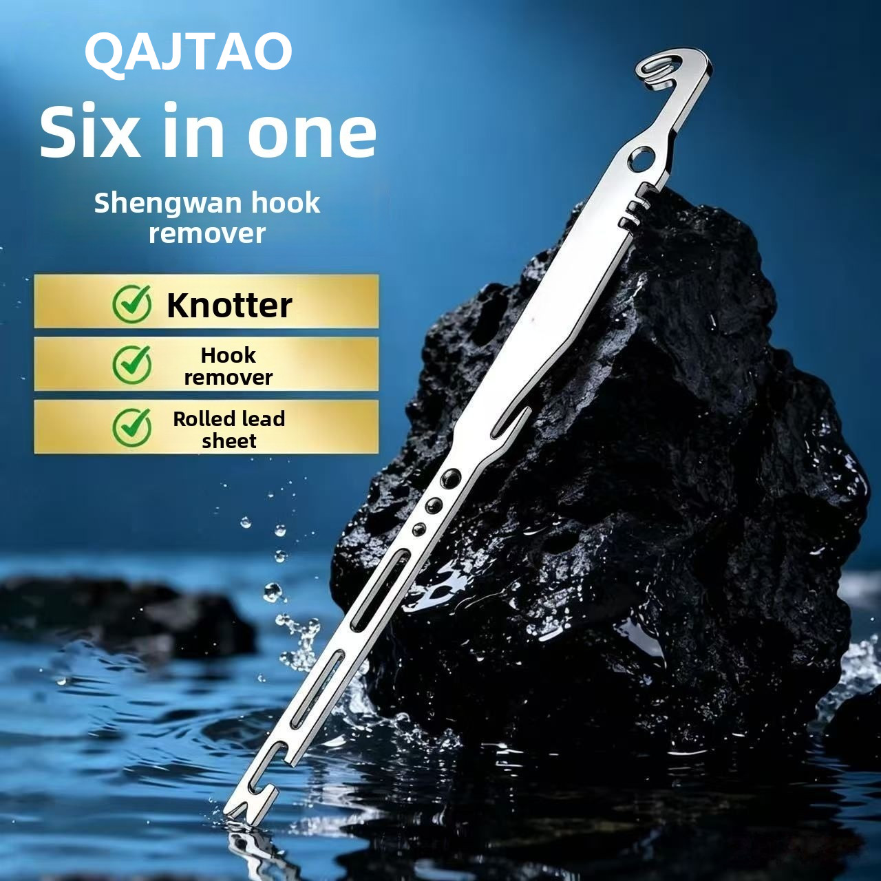 QAJTAO 4 Pieces 6-in-1 Stainle - Fishing Equipment Price review and price